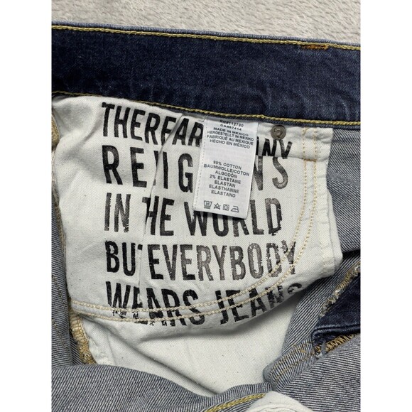 True Religion Ricky With Flap Men's Straigh Leg Denim Jeans Size 36x32 - Picture 10 of 12